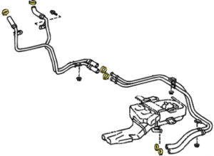 _ Heater Clamp Genuine 91-97