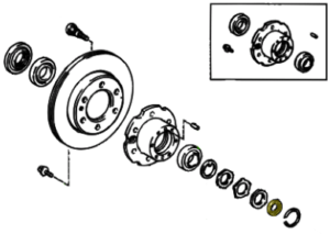 _ Front Drive Shaft Spacer Genuine 85-01