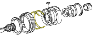 _ Synchromesh Shifting Key Spring For Transfer Gear Genuine 89-25